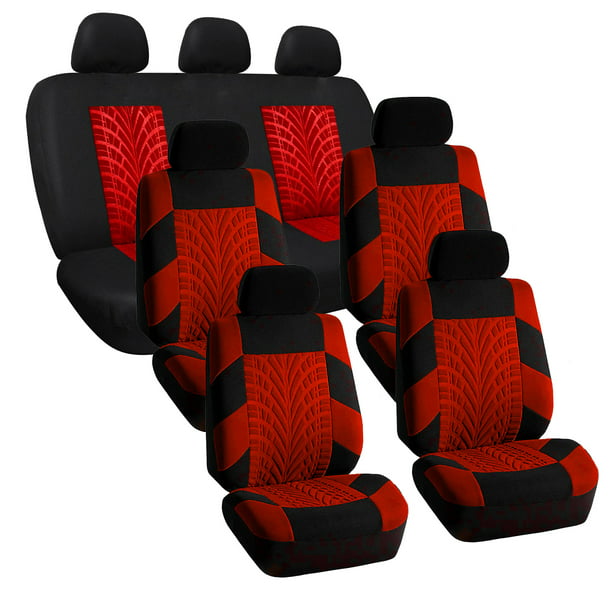 1//2//7x Universal Car Seat Cover 3D Breathable Pad Mat for Auto Wolf Chair Cover